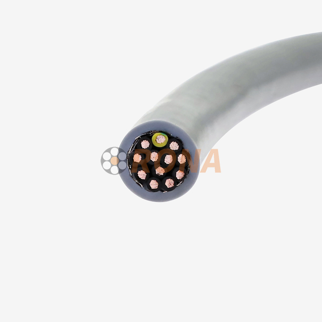كابل التحكم في سلسلة السحب PVC المحمي 300/500 فولت HFV 12G1mm²