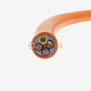 كابل سلسلة سحب محمي عالي المرونة من مادة PVC مقاس 4G25mm²