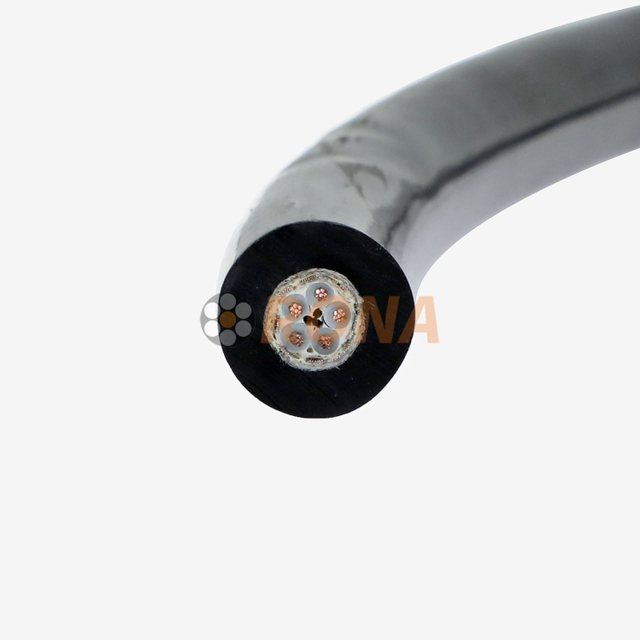 RONA منخفض الجهد REZH 5*0.5mm2 كابل ماء مقاومة للضغط الطولي للمعدات تحت الماء